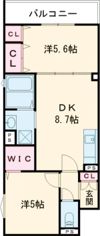 ラモーナ一津屋Ⅰの間取り画像