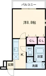 フジパレス宝塚小林Ⅲ番館の間取り画像
