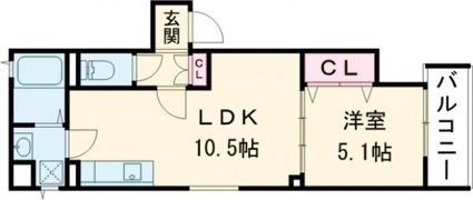 ラモーナ一津屋Ⅰの間取り画像