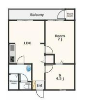 市原ハイランドビルの間取り画像