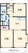 テクノハイツ楓の間取り画像