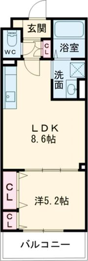 クリエオーレ大正の間取り画像