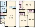 Villa Bonjour Ⅱ（ヴィラ・ボンジュールツー）の間取り画像