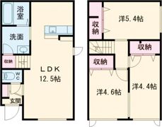 Villa Bonjour Ⅱ（ヴィラ・ボンジュールツー）の間取り画像