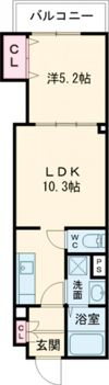 ラモーナ一津屋Ⅱの間取り画像
