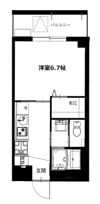b’CASA天王台の間取り画像
