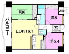 サクラメントアヴェニューの間取り画像