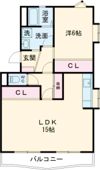 堂坂マンションの間取り画像