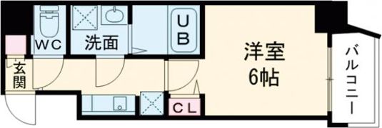 S-RESIDENCE小阪azureの間取り画像