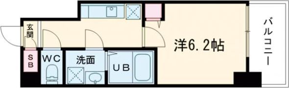 S-RESIDENCE小阪azureの間取り画像