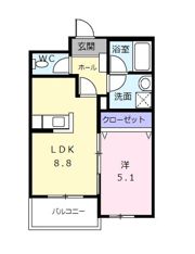 プレステージ森下の間取り画像