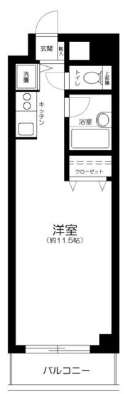 大成ルームズの間取り画像