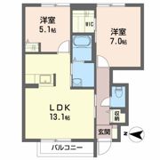 ルーラル山崎Cの間取り画像