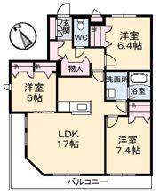 グランマスト空港通りの間取り画像