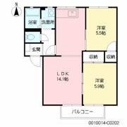 ウイズF C棟の間取り画像