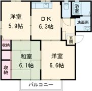 エクセレント郷ノ木 B棟の間取り画像