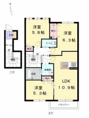 アルル ガーデンの間取り画像