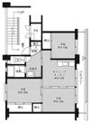 ビレッジハウス宇部2号棟の間取り画像