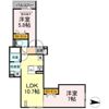 アンソレイエⅡの間取り画像