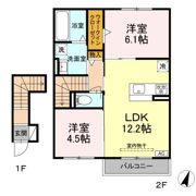 シャトーアサヒⅦの間取り画像