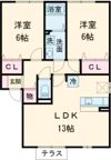 オリエンス正和台 Cの間取り画像