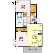 リヴェール京都桂の間取り画像