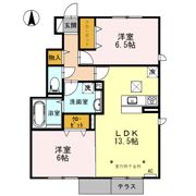 エクセレント ヴィラ B棟の間取り画像
