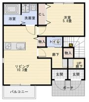 シエナフローラⅡの間取り画像