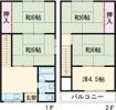 雲川一戸建貸家の間取り画像