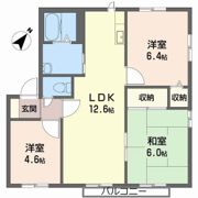 グリーンヴィラ中町Bの間取り画像
