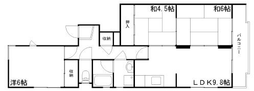パサージュ日山の間取り画像