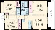 Forest Cherieの間取り画像