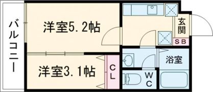 BASE青木の間取り画像