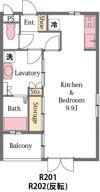 エスポワールK棟の間取り画像