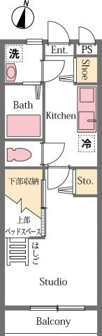ZERO月の輪Sta.の間取り画像