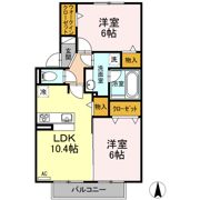Liberty大西の間取り画像