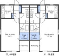 ポワソンの間取り画像