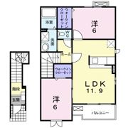 サンパティークの間取り画像