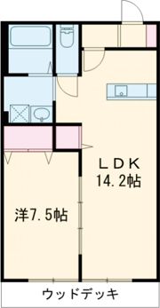 リーフ白壁の間取り画像