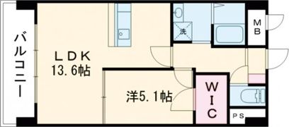 サムティ熊本近見Ⅰの間取り画像