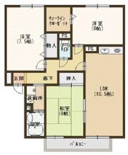スカイハイツの間取り画像
