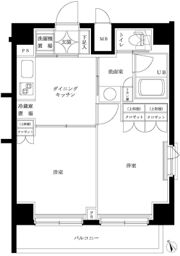 ルーブル都立家政伍番館の間取り画像