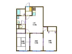 クレセント道三の間取り画像