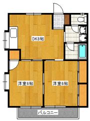 コーポ日吉台の間取り画像