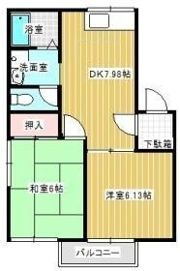 パーム和白丘の間取り画像