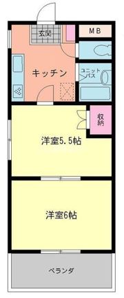 シャトレ三ケ田町の間取り画像