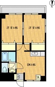 大師レジデンスの間取り画像