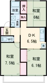 紙屋ハウス3番館D棟の間取り画像