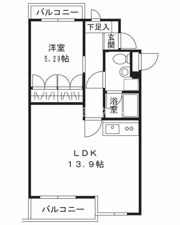 岩間ベルノハイツの間取り画像