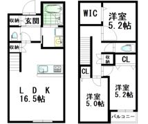 コージーコネクト原町駅前の間取り画像